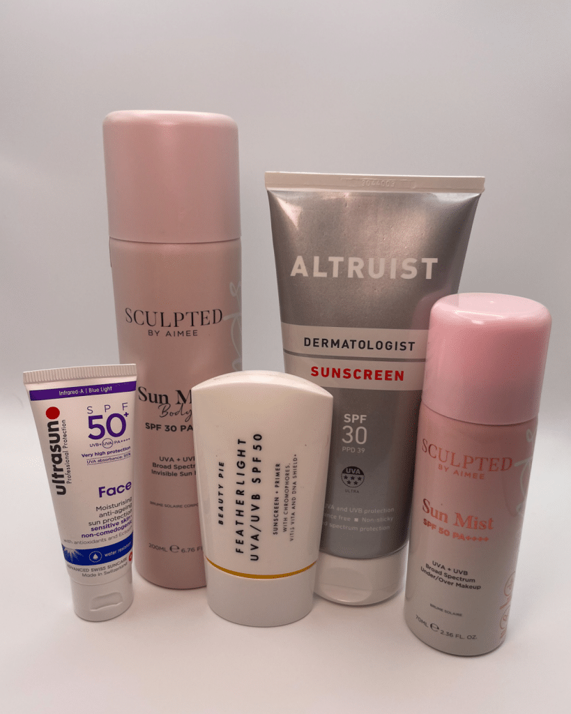 Sunscreen for beach vacation 