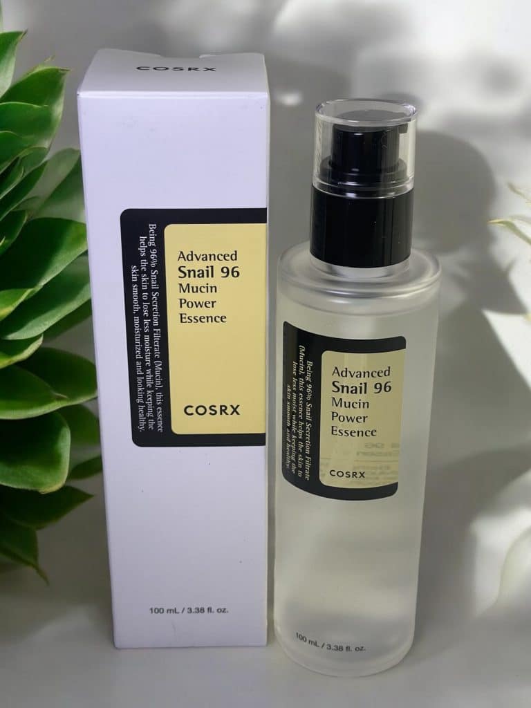 A bottle of COSRX Snail Mucin Essence