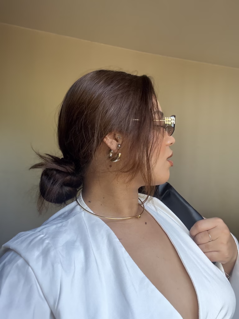 Clean girl hair