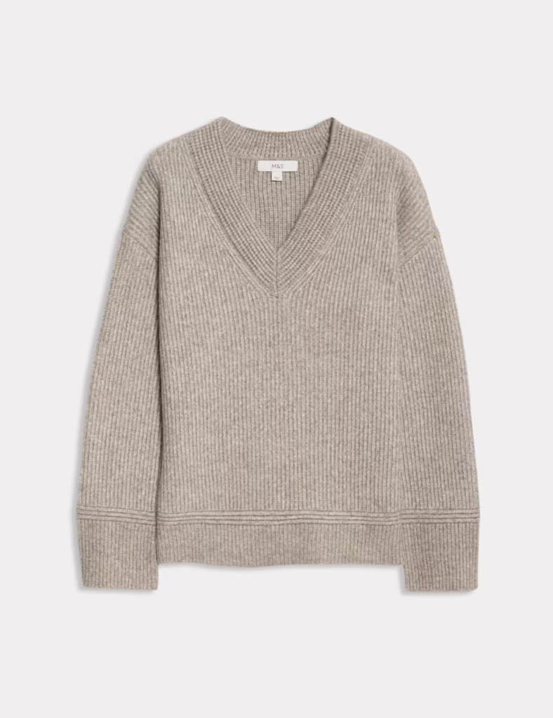A cosy ribbed jumper autumn 