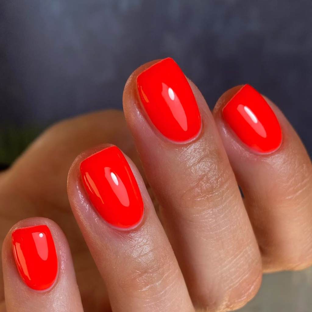 red nail ideas for summer